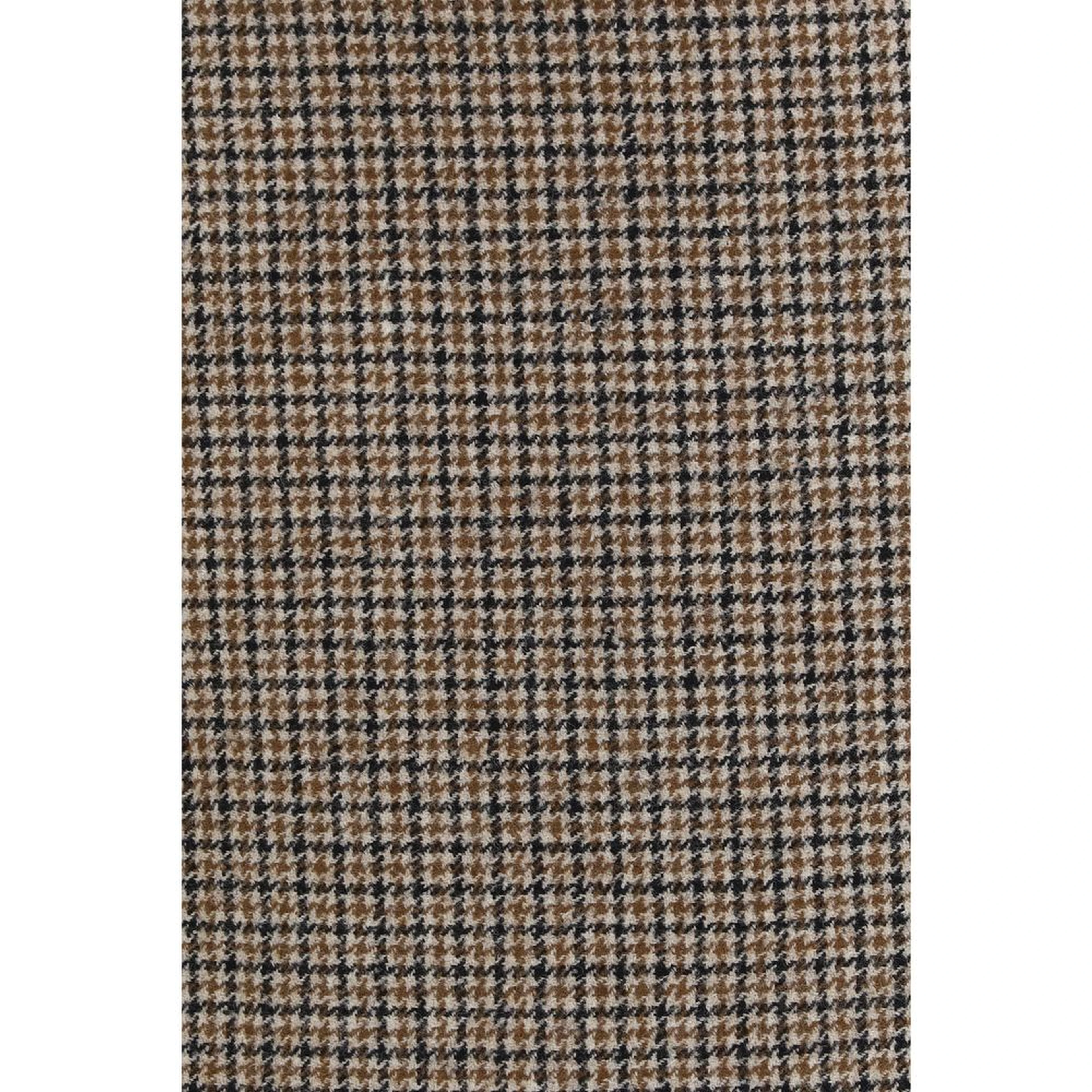 Brown Wool Oves Aries Mini Skirt