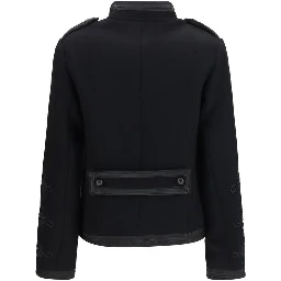 Black Wool Oves Aries Jacket