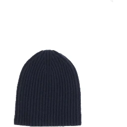 Blue Cashmere Beanie