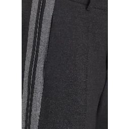 Gray Wool Oves Aries Casual Pants