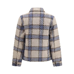 Beige Wool Oves Aries Denim Jacket