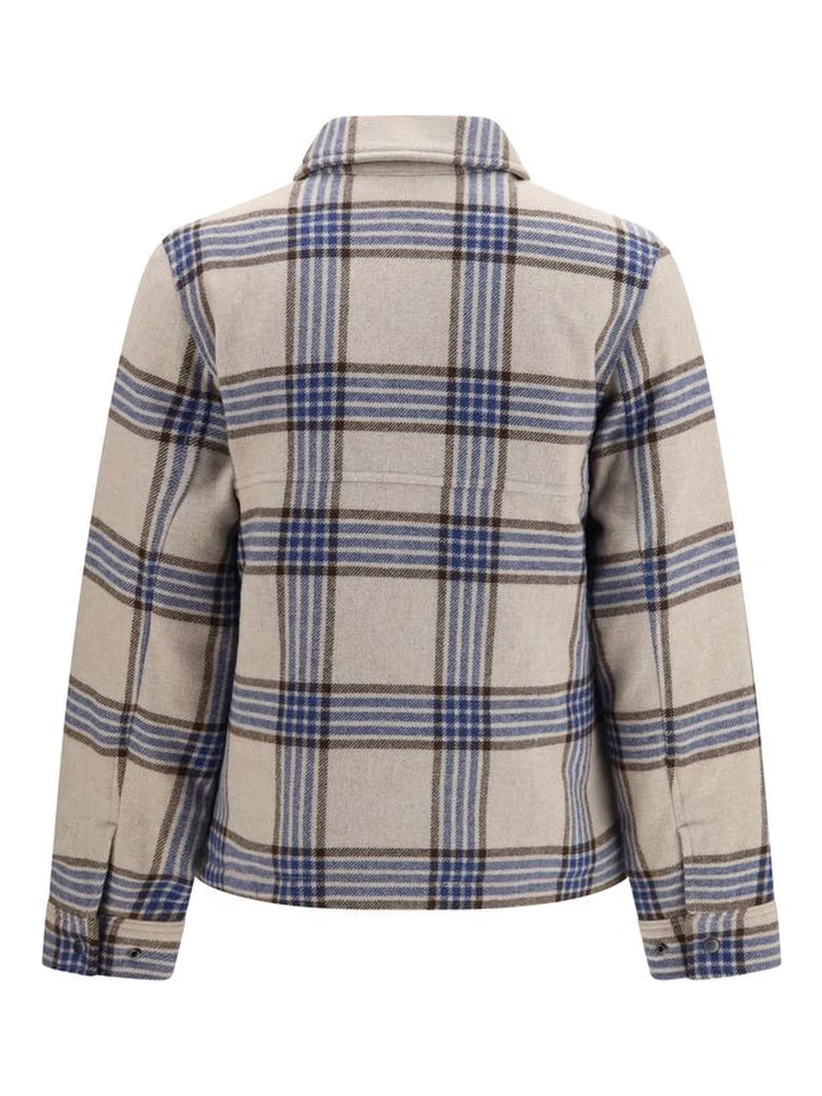 Beige Wool Oves Aries Denim Jacket alternative