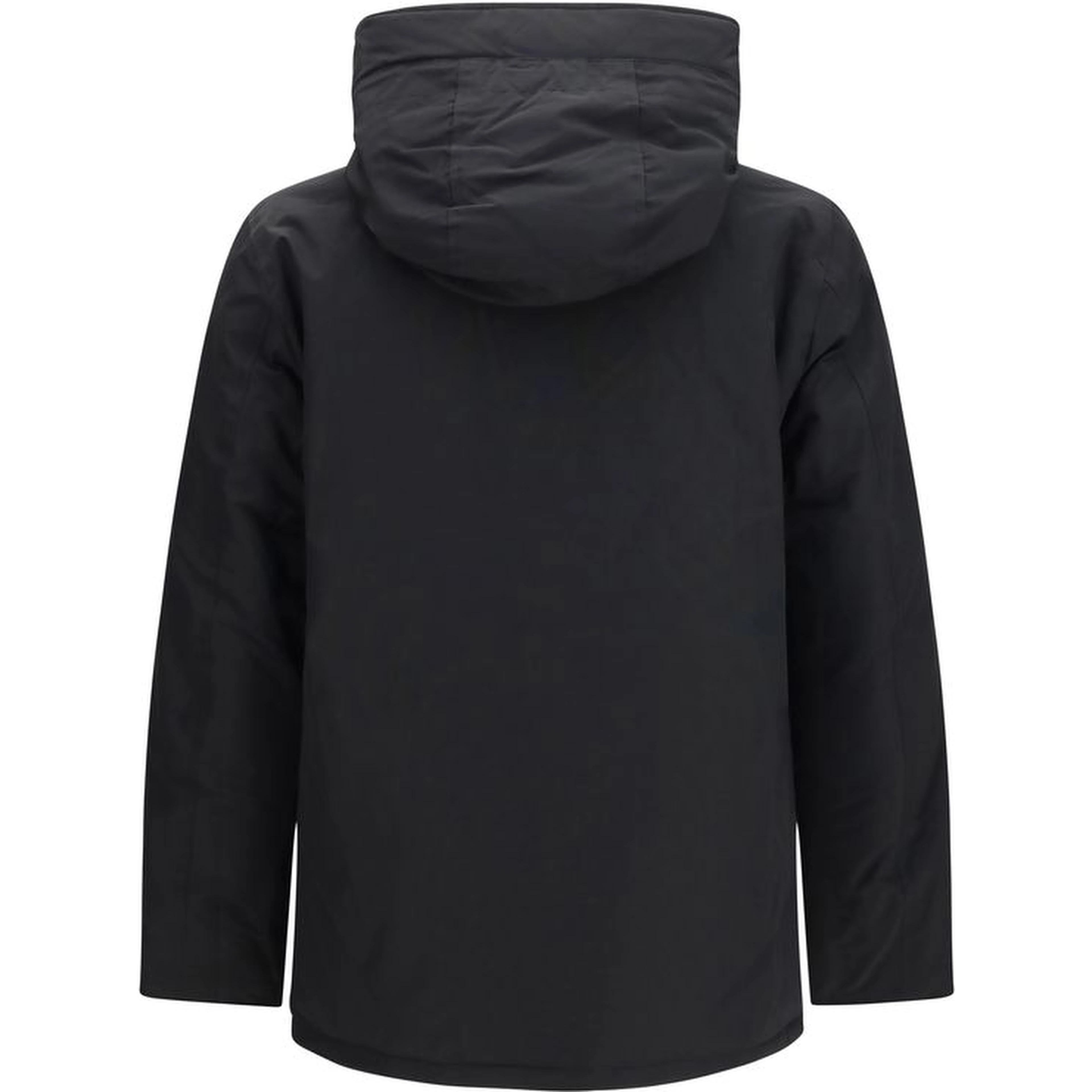 Black Cotton Shell Jacket
