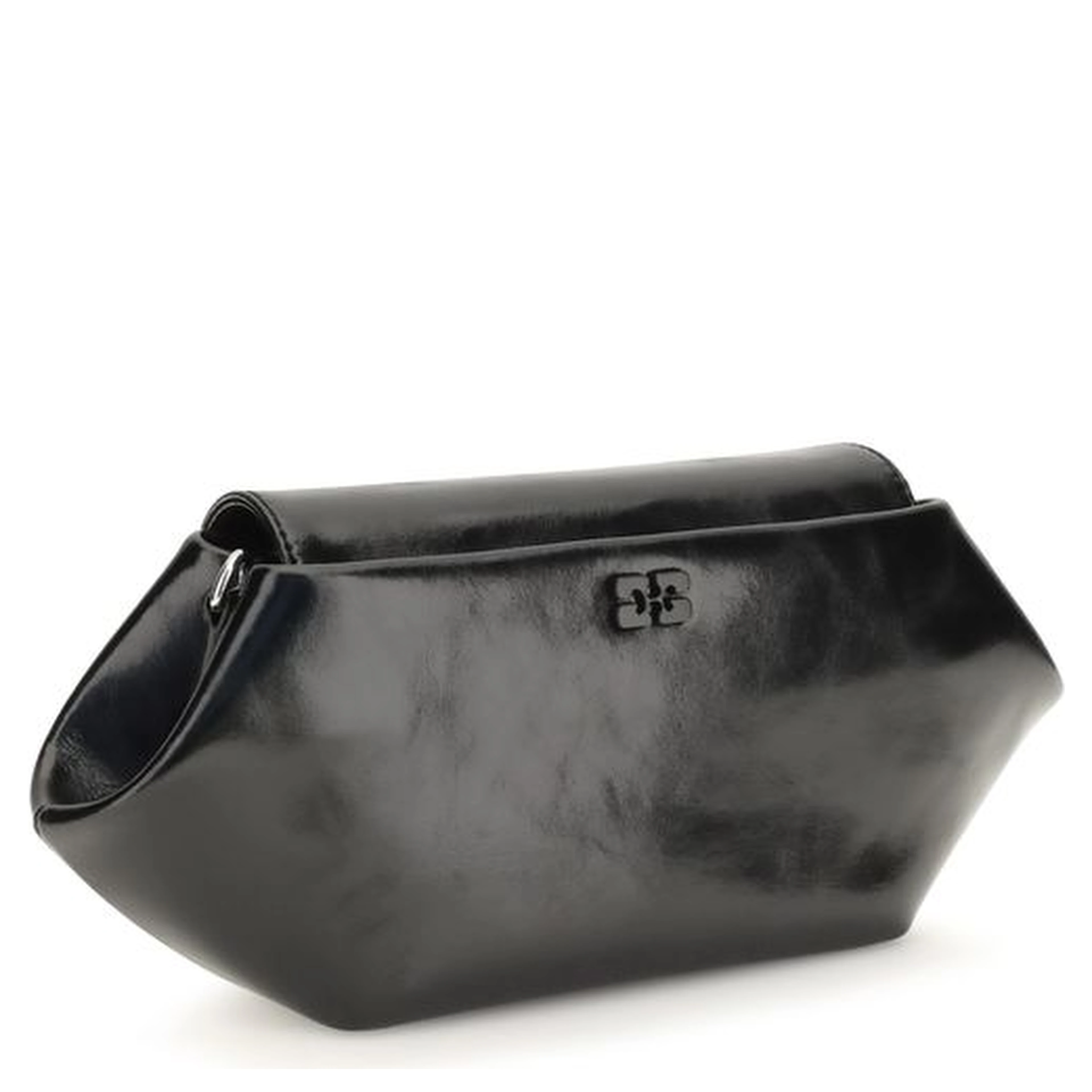 Black Polyethylene Shoulder Bag
