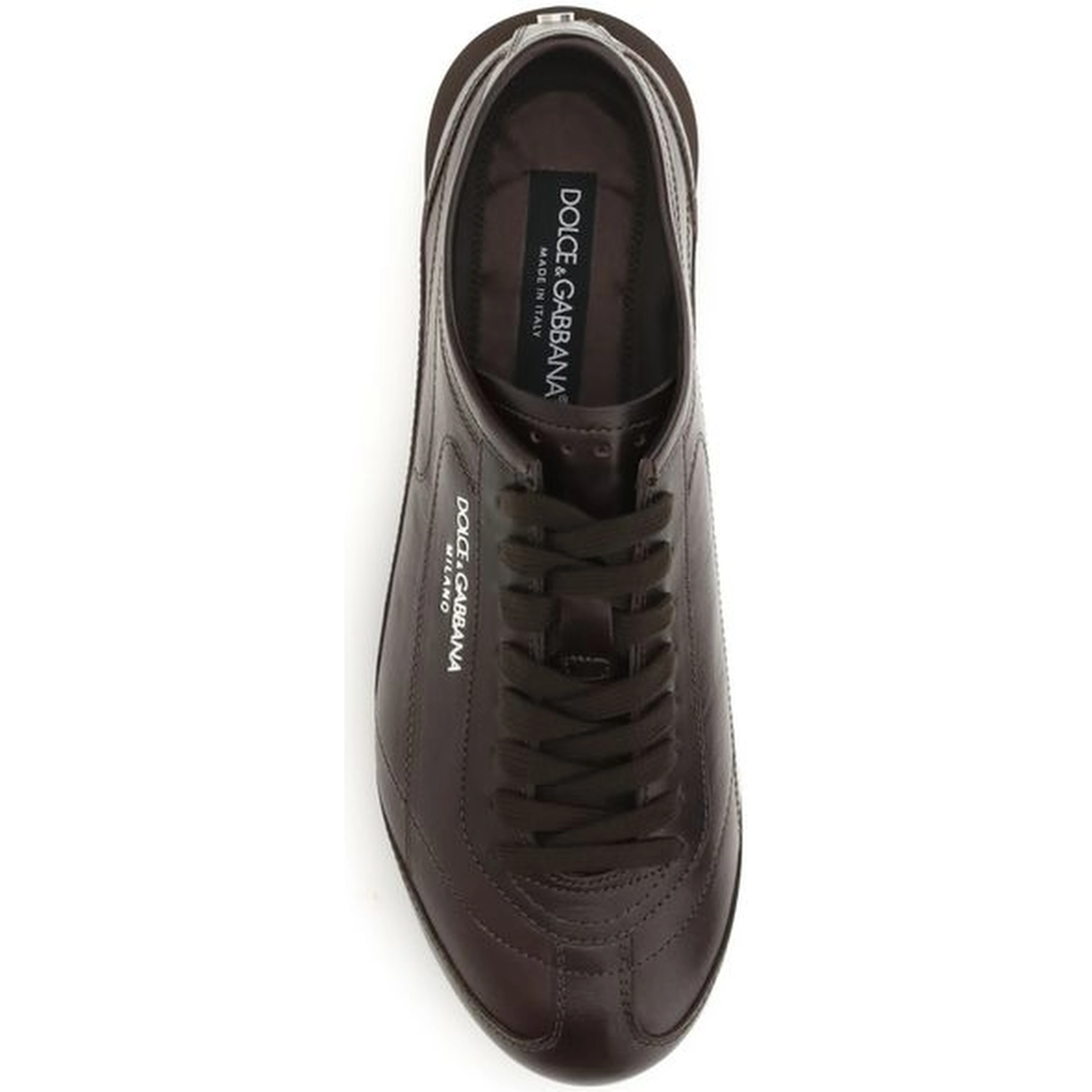 Brown Calf Leather Bos Taurus Low Top Sneakers