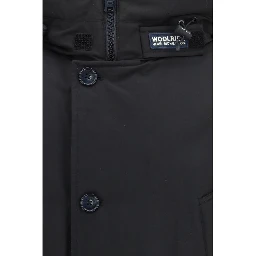 Black Cotton Shell Jacket