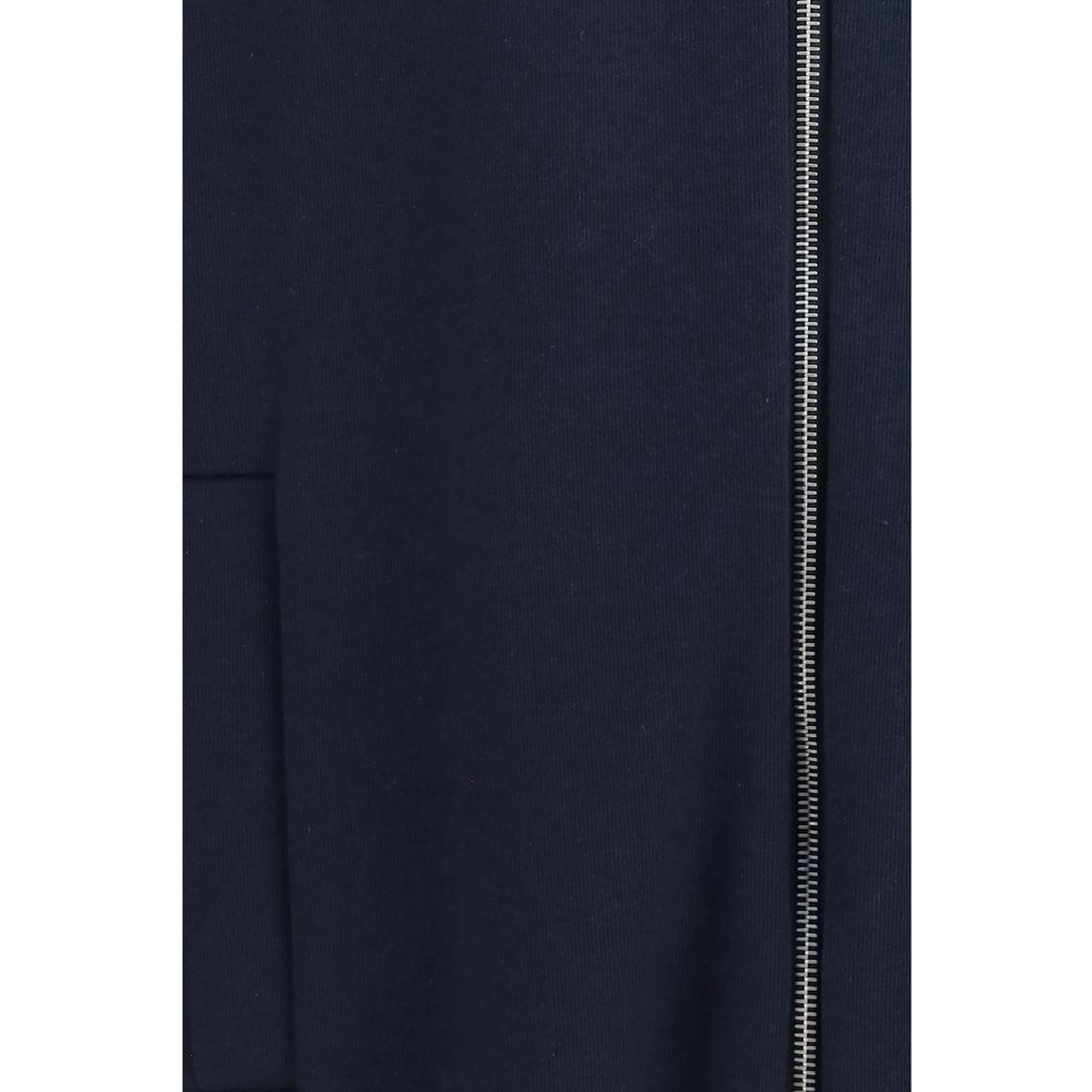 Blue Silk Full-Length Jacket