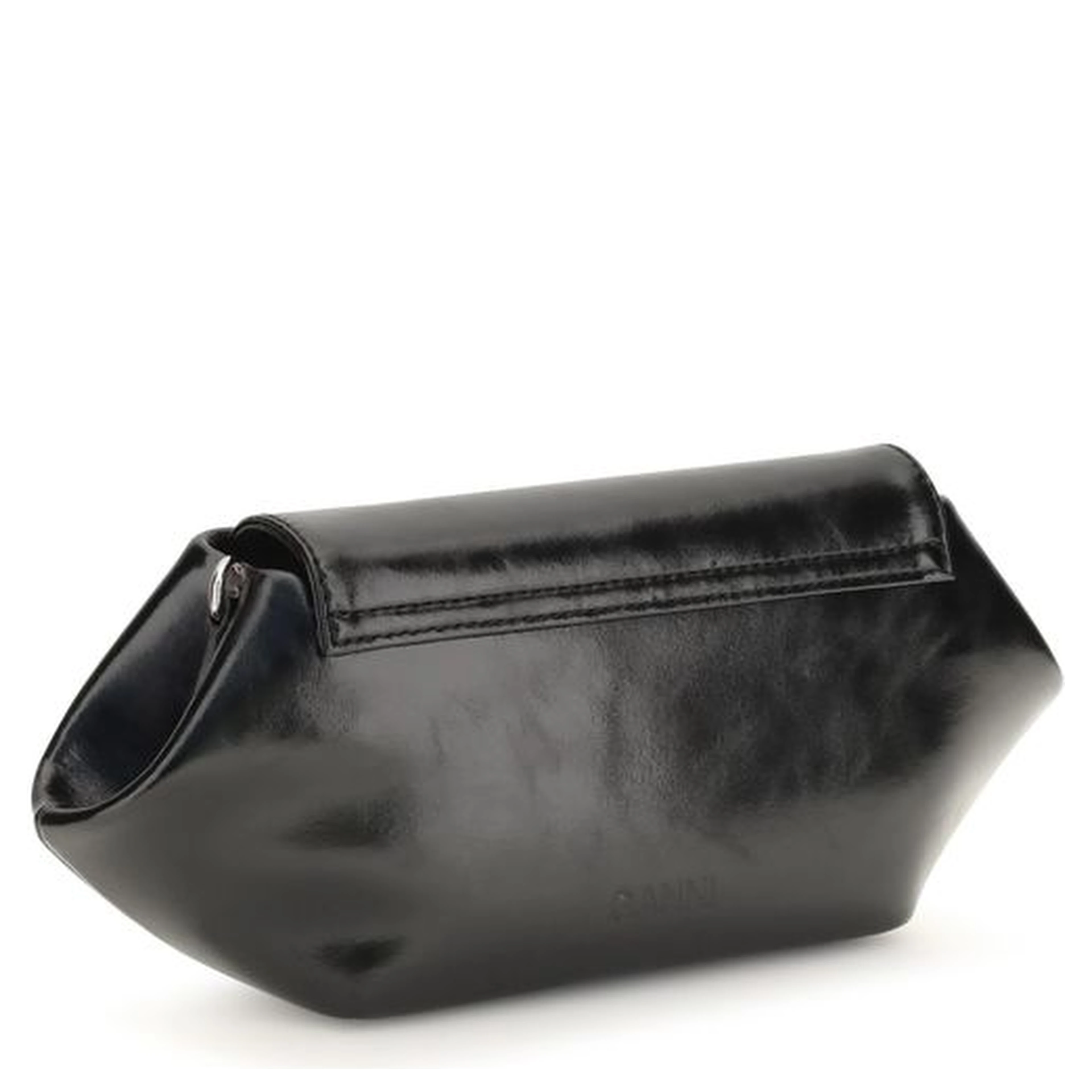 Black Polyethylene Shoulder Bag