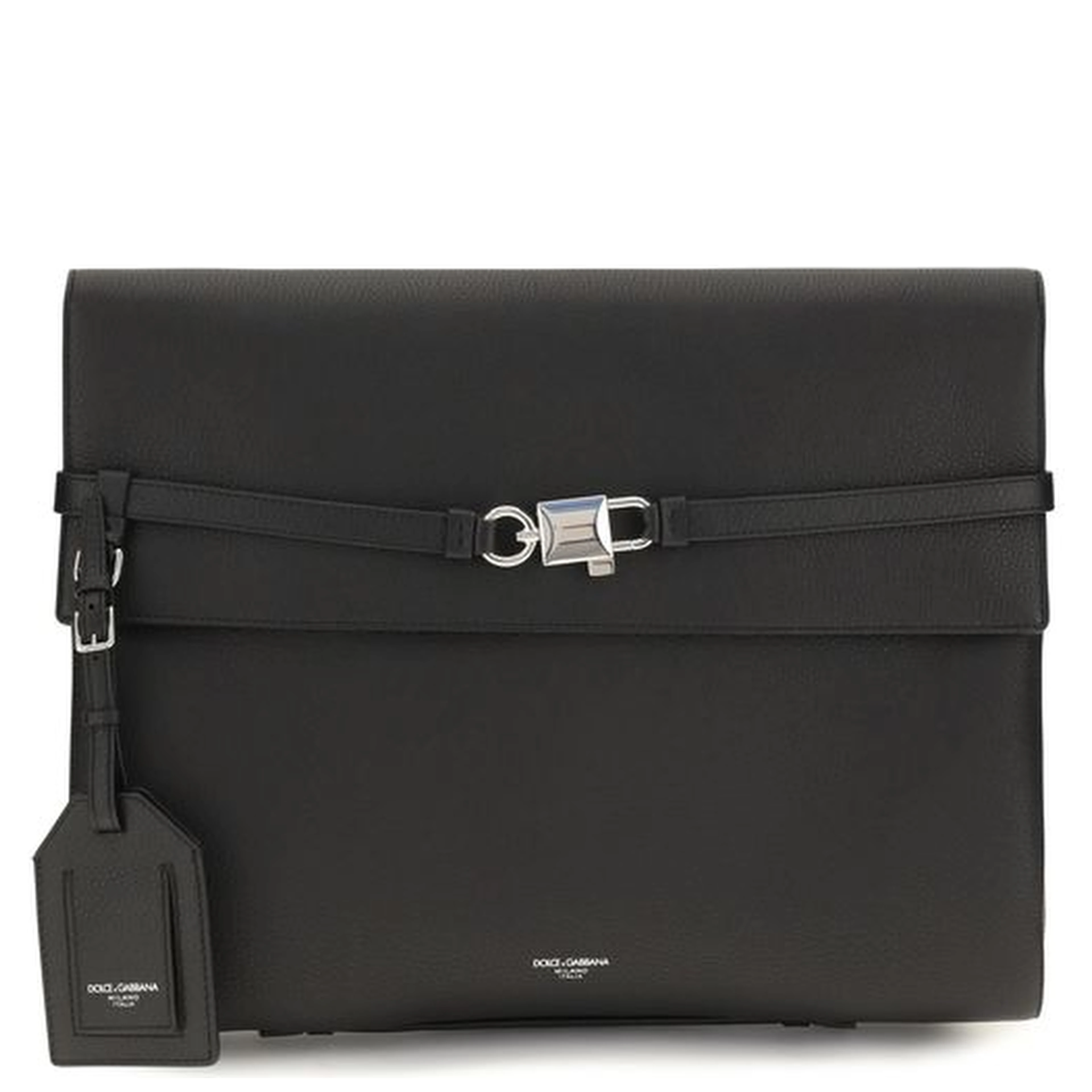 Black Calf Leather Bos Taurus Shoulder Bag