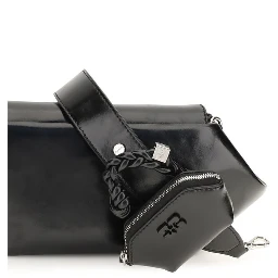 Black Polyethylene Shoulder Bag