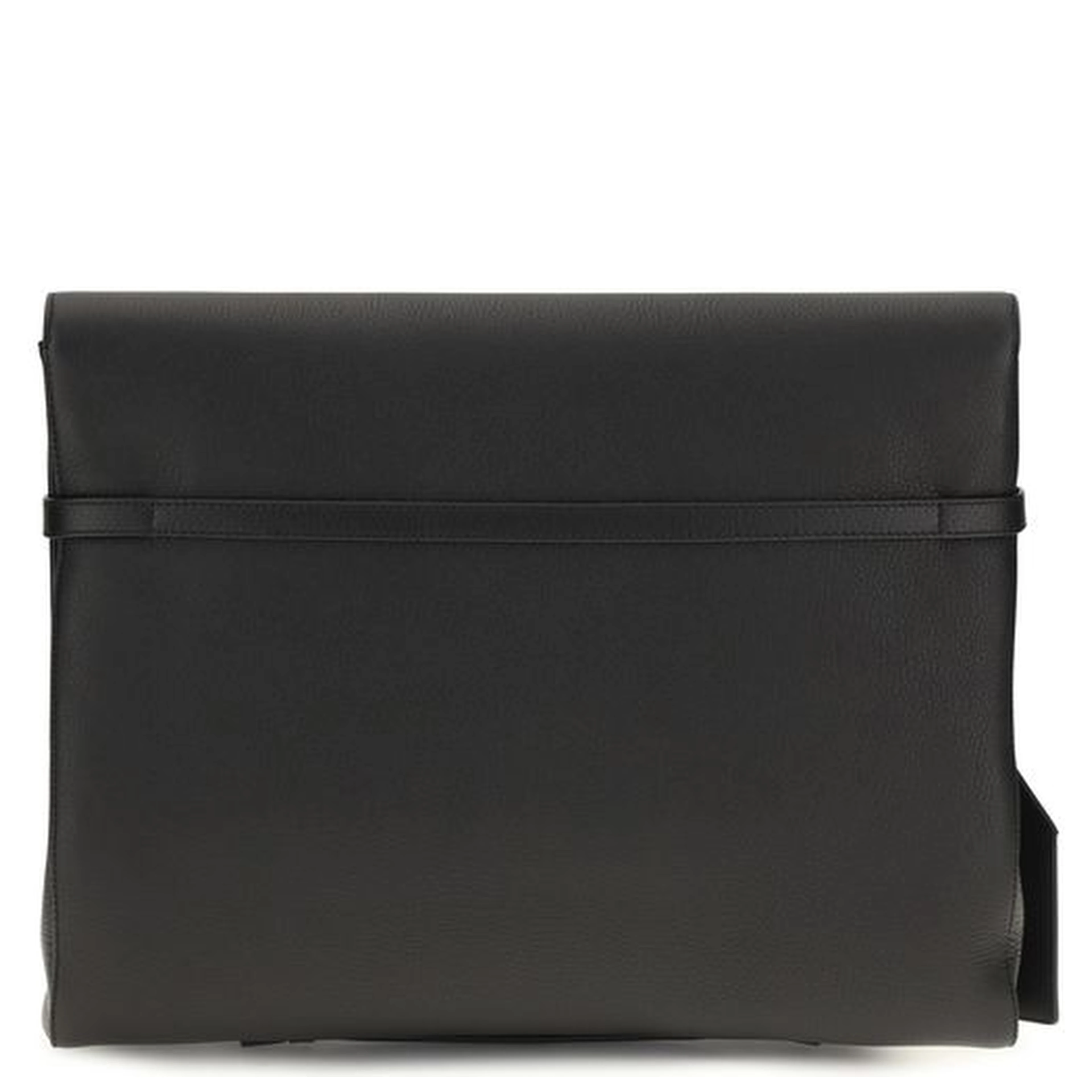 Black Calf Leather Bos Taurus Shoulder Bag