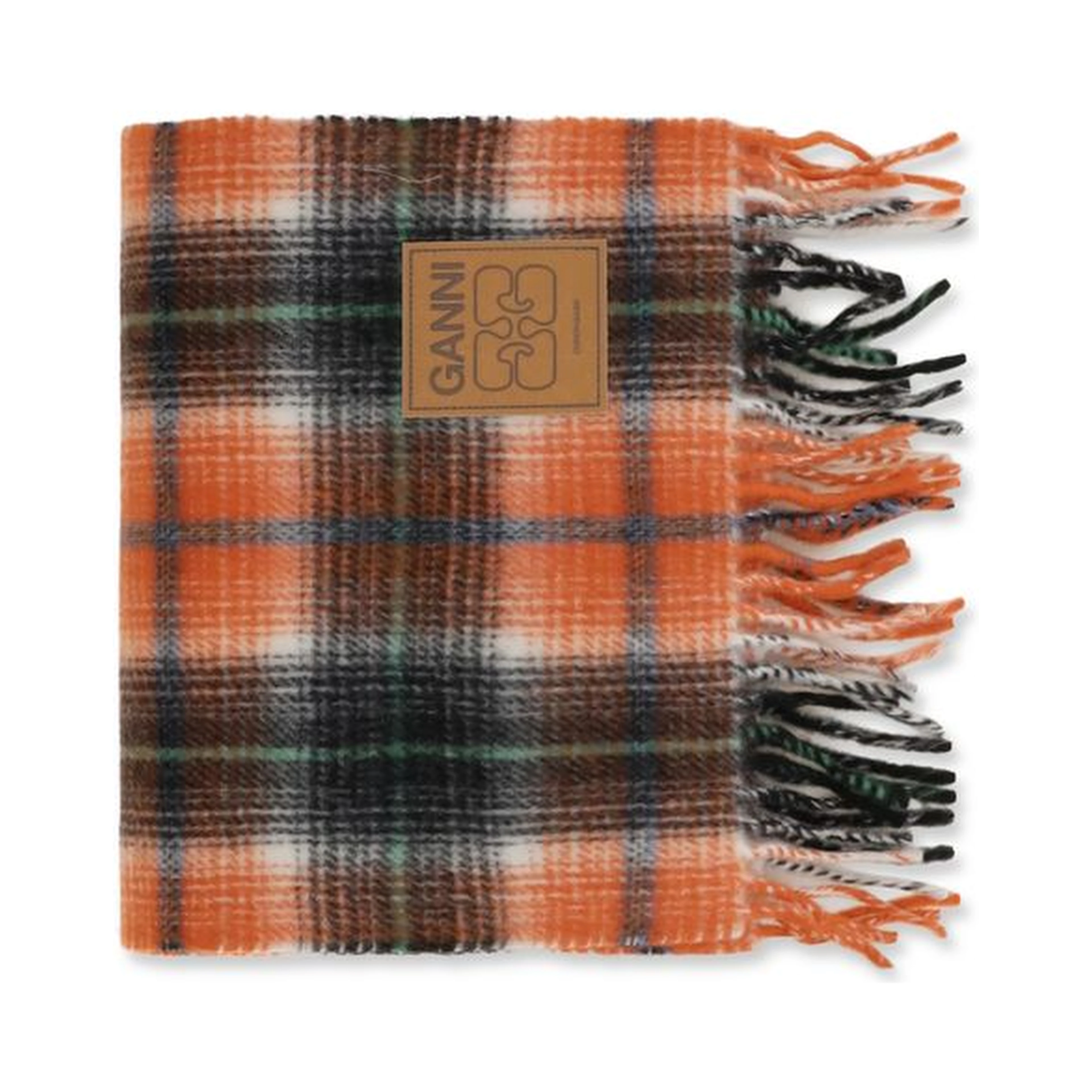 Orange Wool Oves Aries Scarf