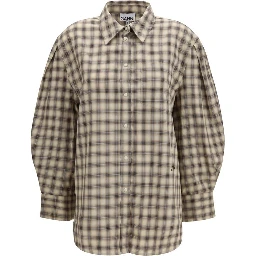 Beige Cotton Dress Shirt