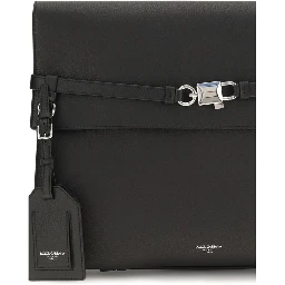 Black Calf Leather Bos Taurus Shoulder Bag