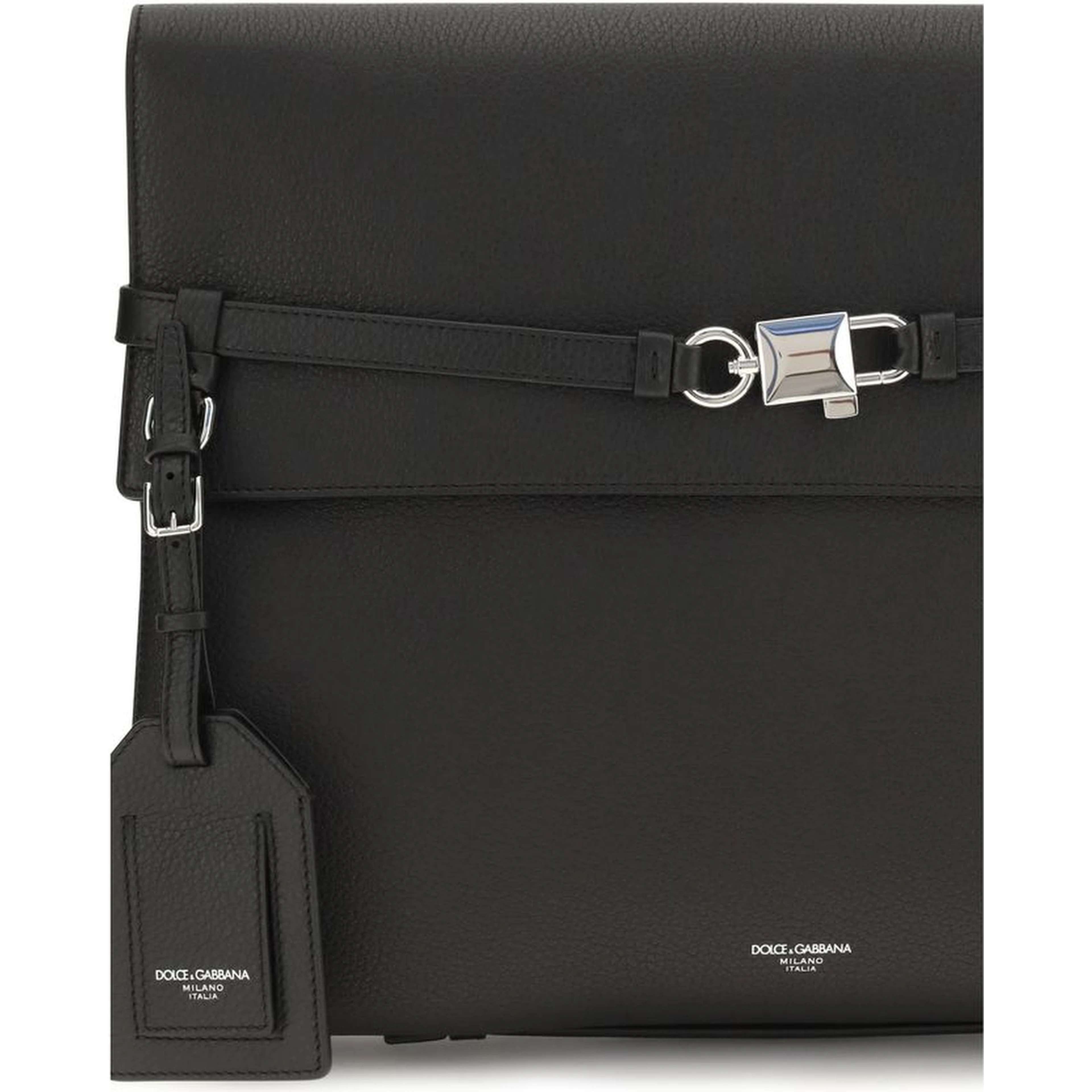 Black Calf Leather Bos Taurus Shoulder Bag