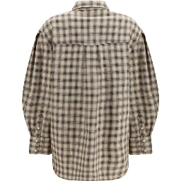 Beige Cotton Dress Shirt