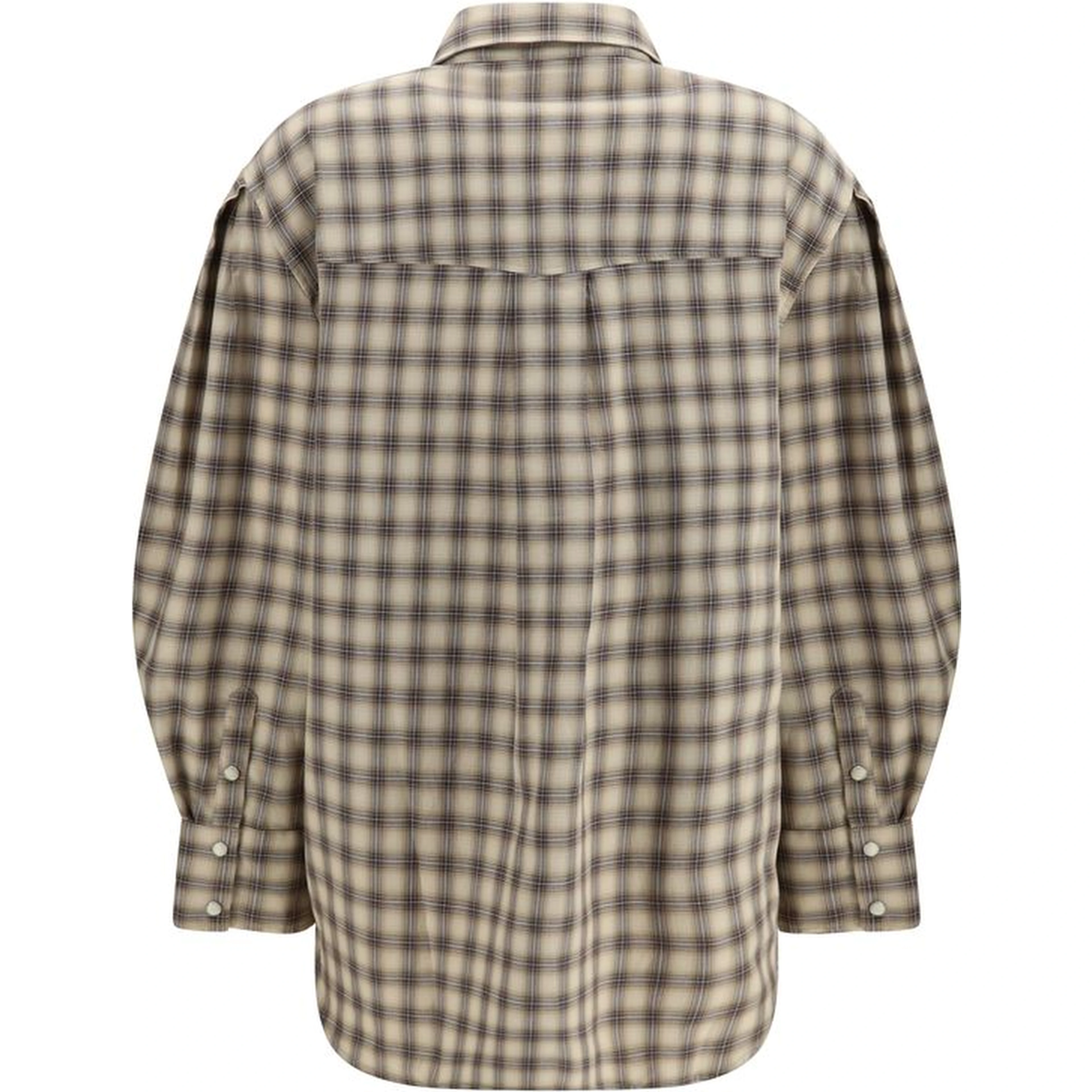 Beige Cotton Dress Shirt
