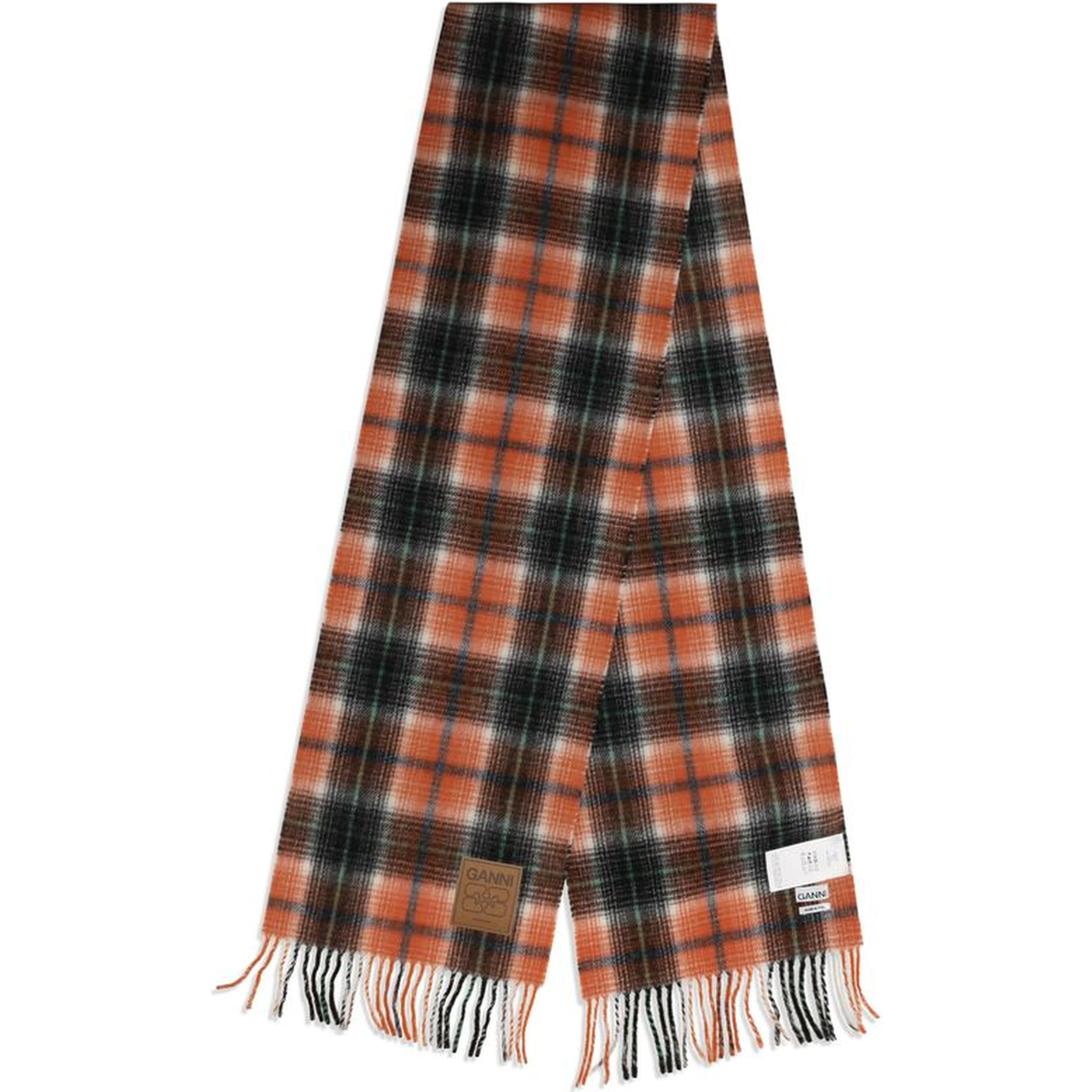 Orange Wool Oves Aries Scarf