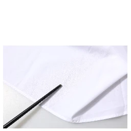 White Cotton Collared Shirt Long Sleeve Top