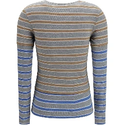 Gray Cotton Long Sleeve T-Shirt