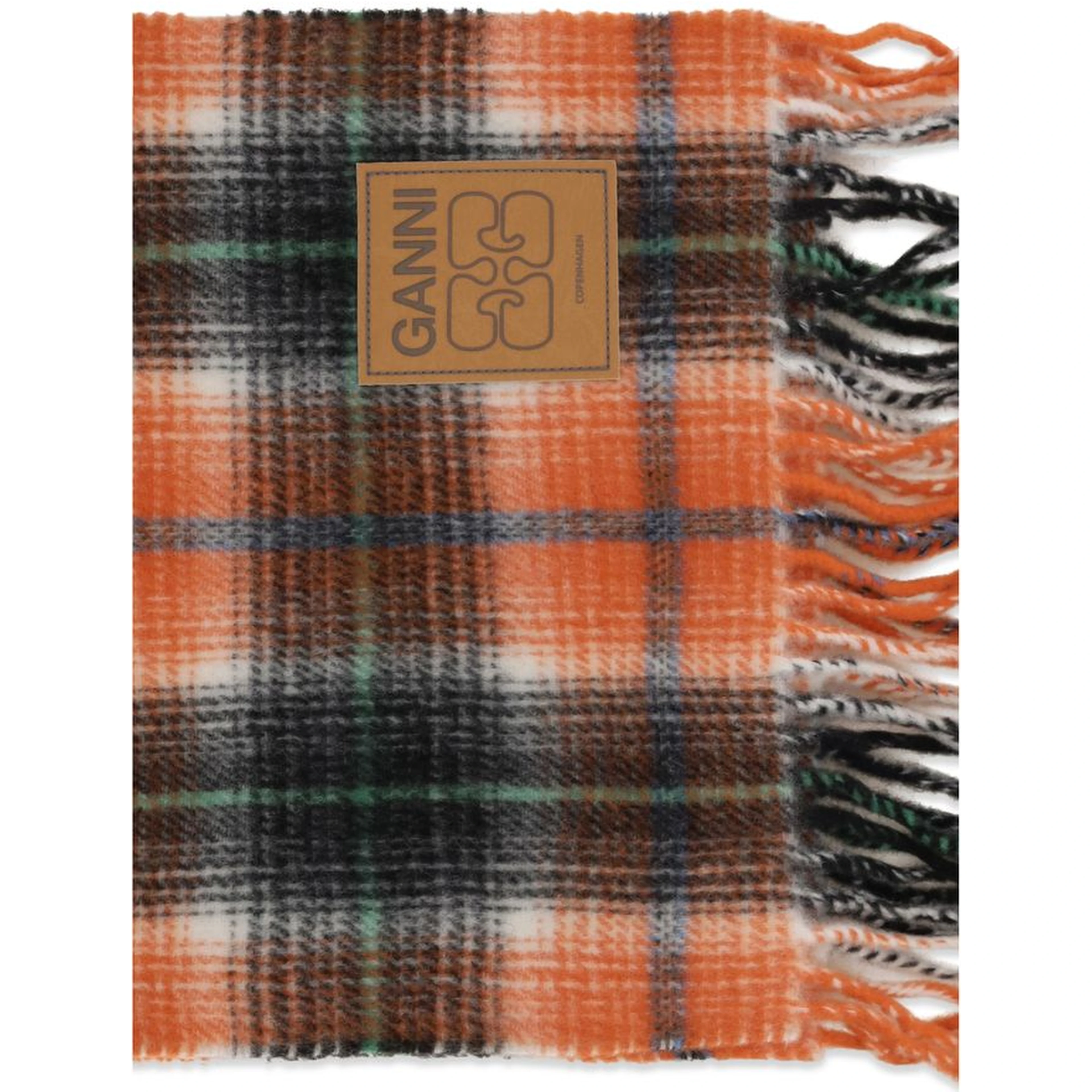 Orange Wool Oves Aries Scarf