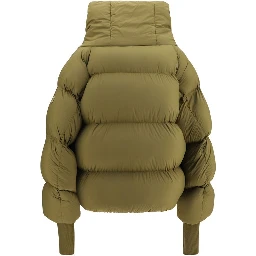 Bicolor Polyamide Full-Length Jacket