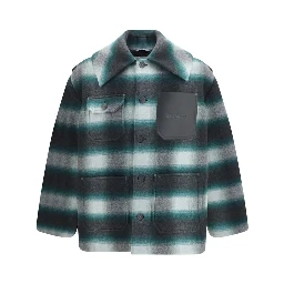Bicolor Wool Oves Aries Full-Length Jacket