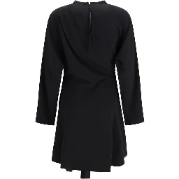 Black Recycled Polyester Cocktail Dress