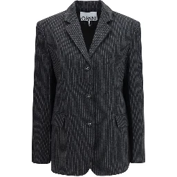 Gray Wool Oves Aries Blazer