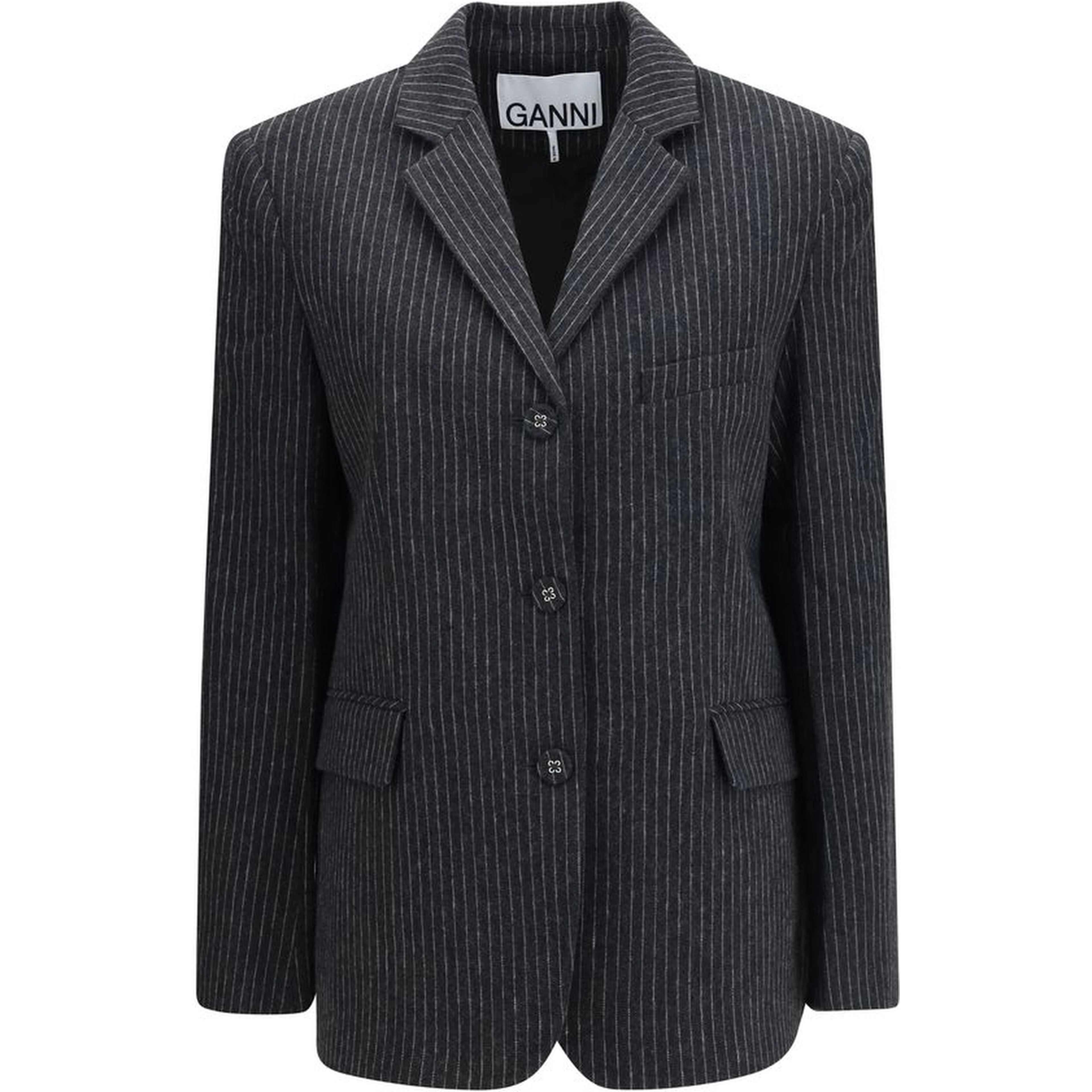 Gray Wool Oves Aries Blazer