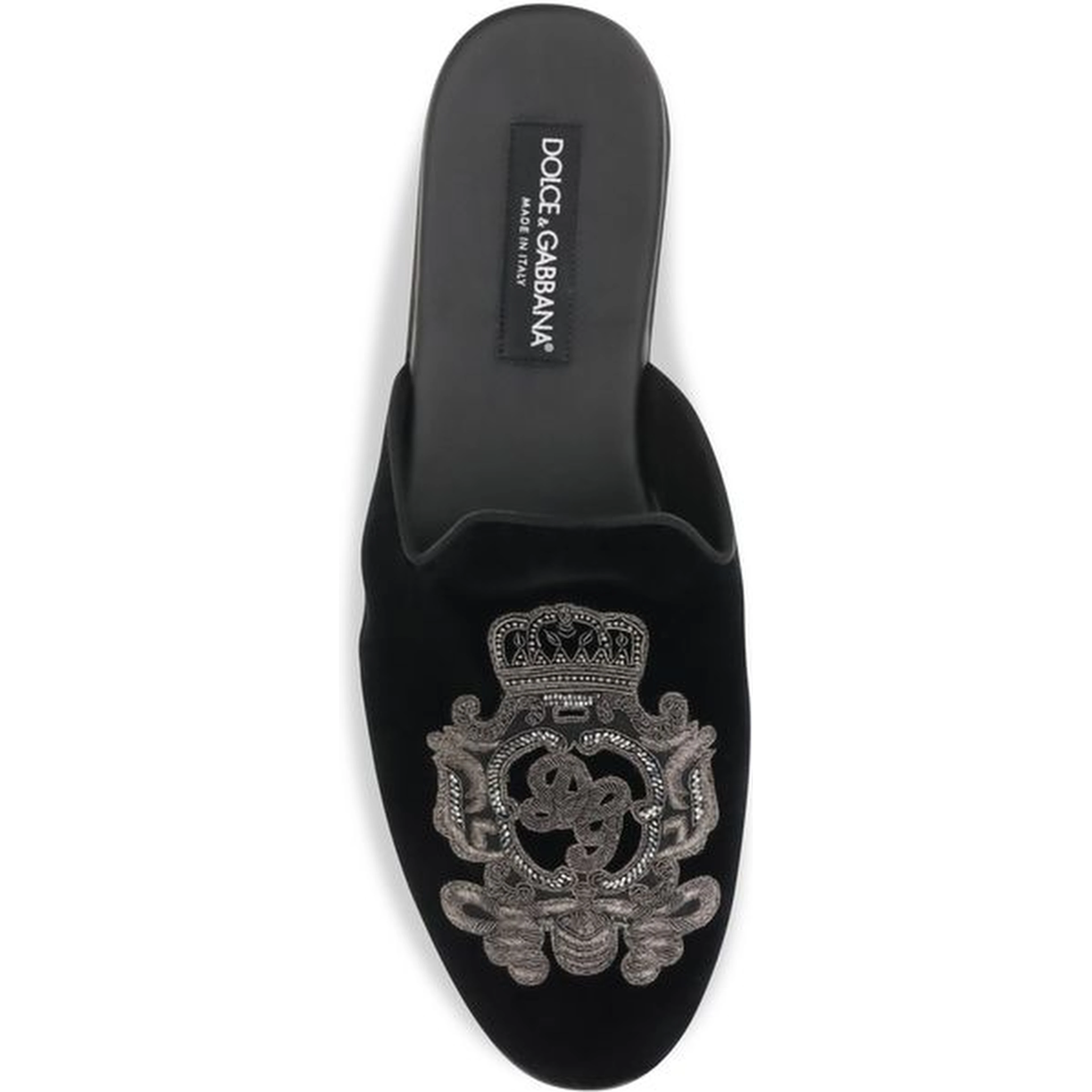 Black Velvet Flats