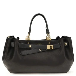 Black Calf Leather Bos Taurus Shoulder Bag