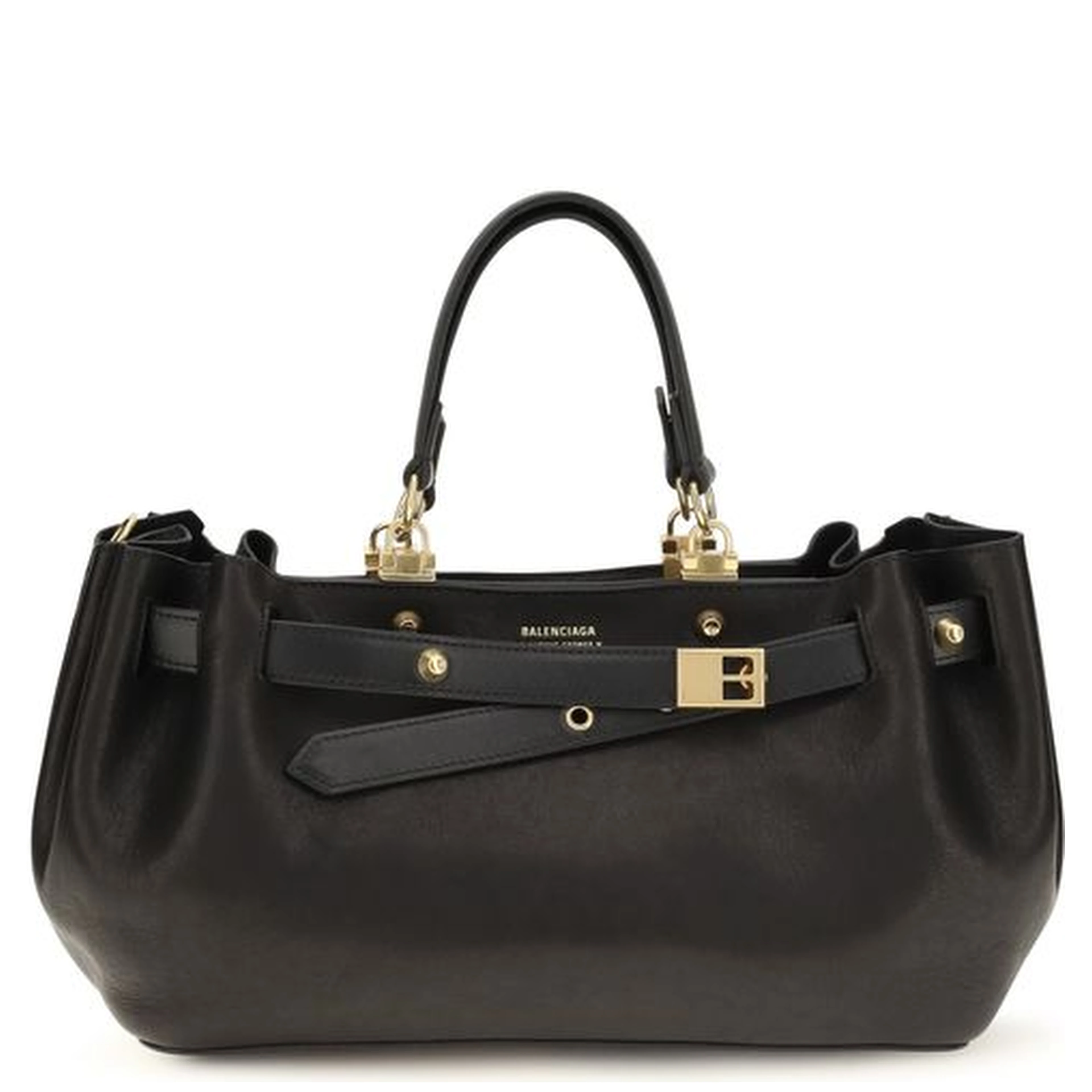 Black Calf Leather Bos Taurus Shoulder Bag