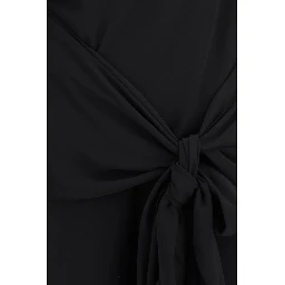 Black Recycled Polyester Cocktail Dress