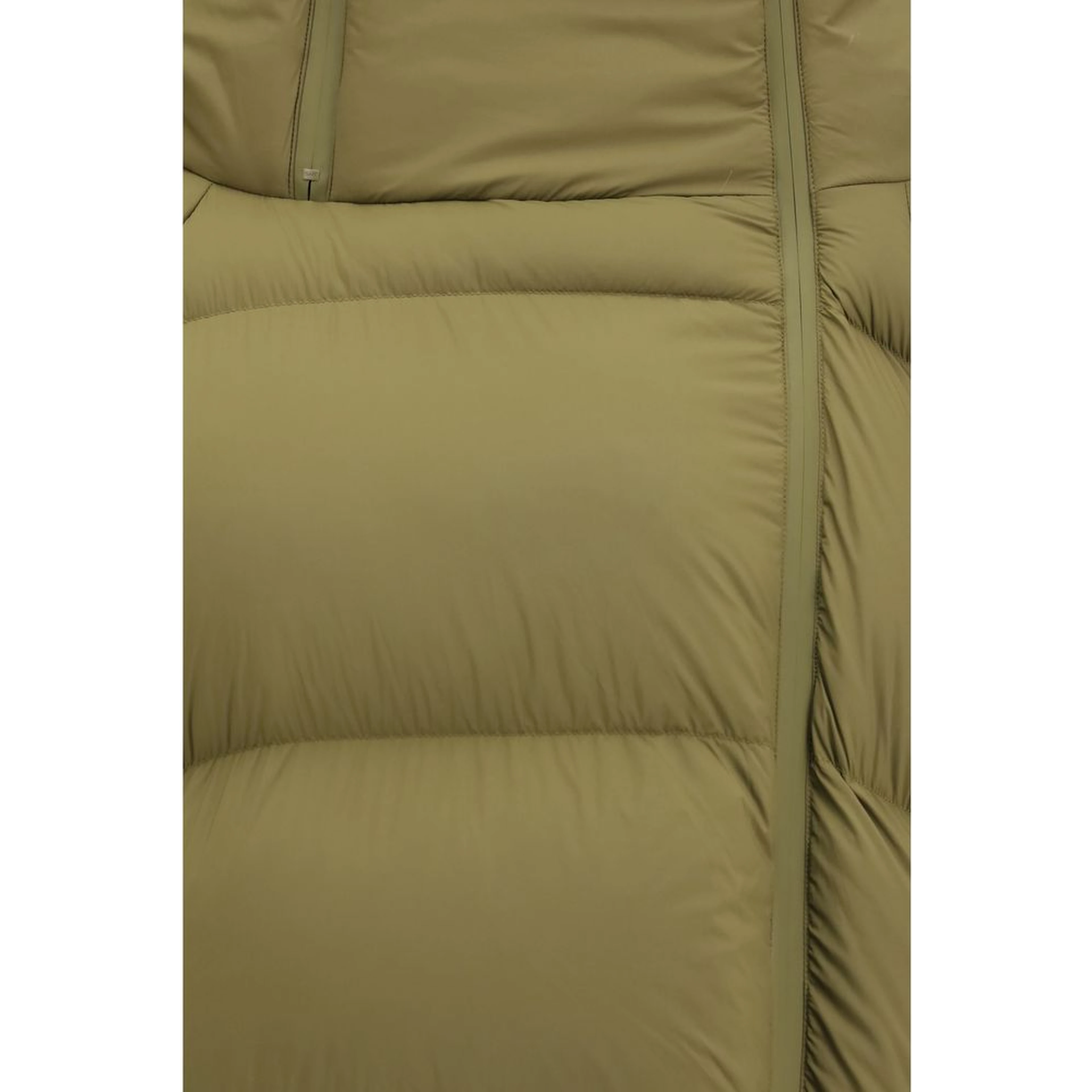 Bicolor Polyamide Full-Length Jacket