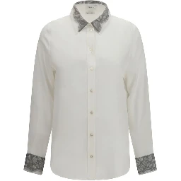 White Silk Dress Shirt