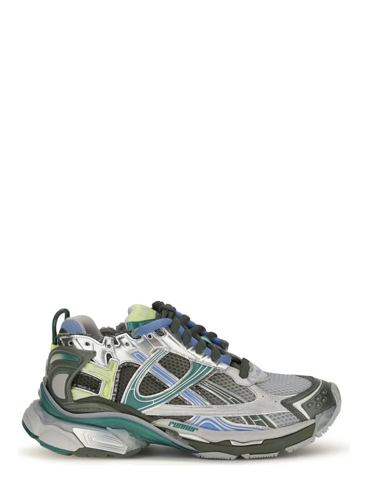 Multicolor Polyester Athletic Sneakers