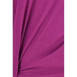 Purple Cotton Long Sleeve T-Shirt