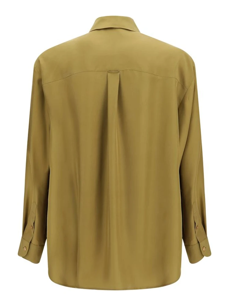 Beige Silk Dress Shirt alternative