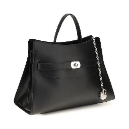 Black Calf Leather Bos Taurus Shoulder Bag
