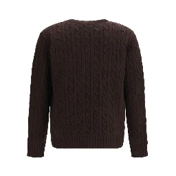 Brown Wool Oves Aries Cardigan