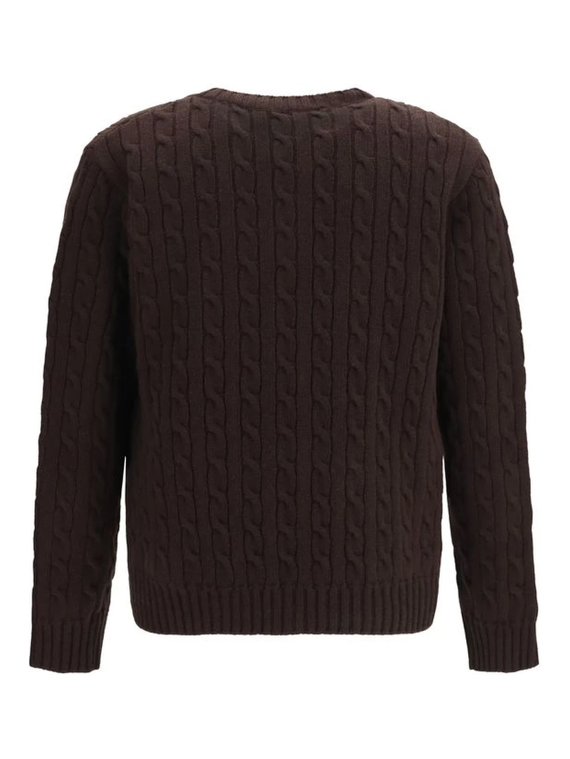 Brown Wool Oves Aries Cardigan