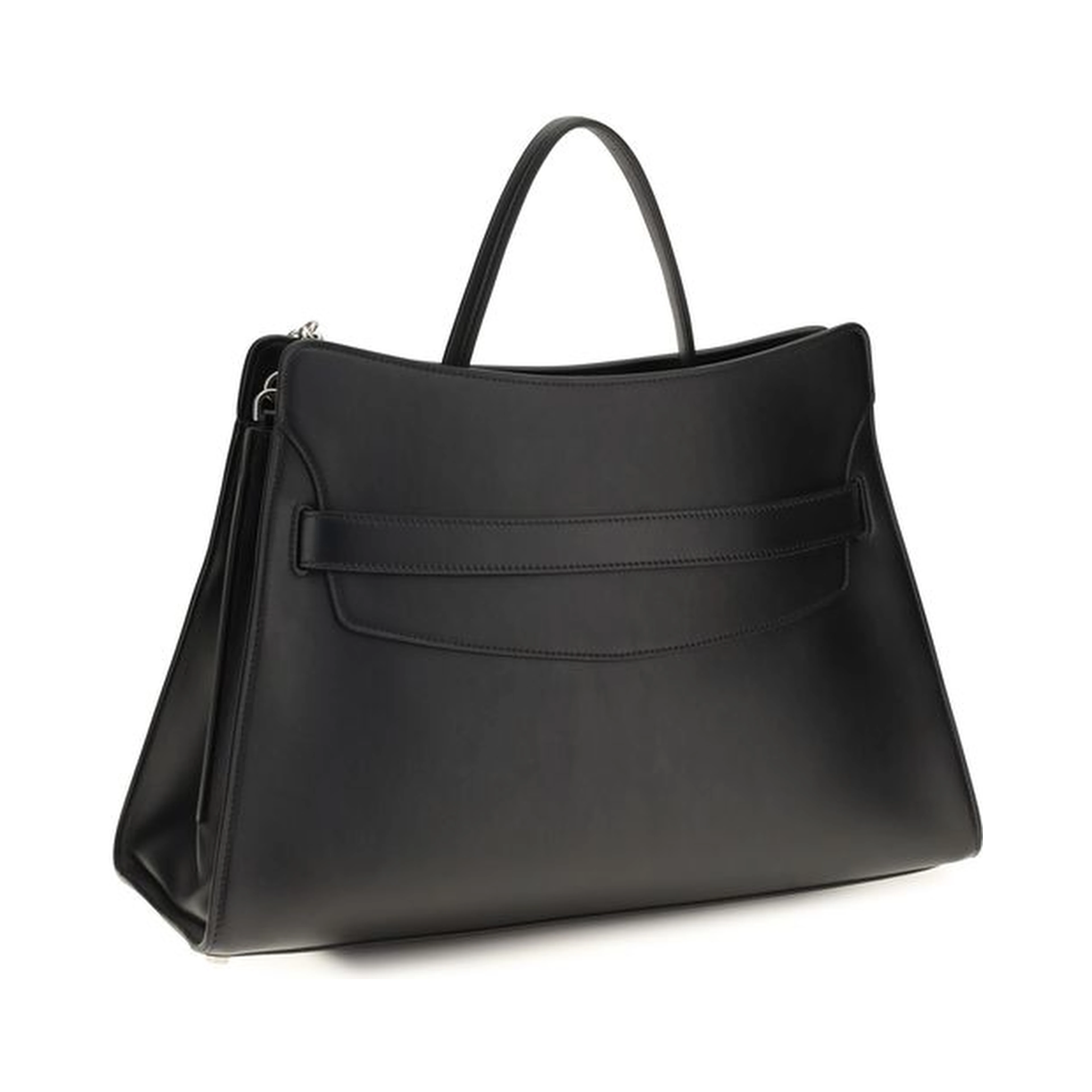 Black Calf Leather Bos Taurus Shoulder Bag
