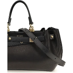Black Calf Leather Bos Taurus Shoulder Bag
