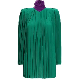 Bicolor Silk Shirt