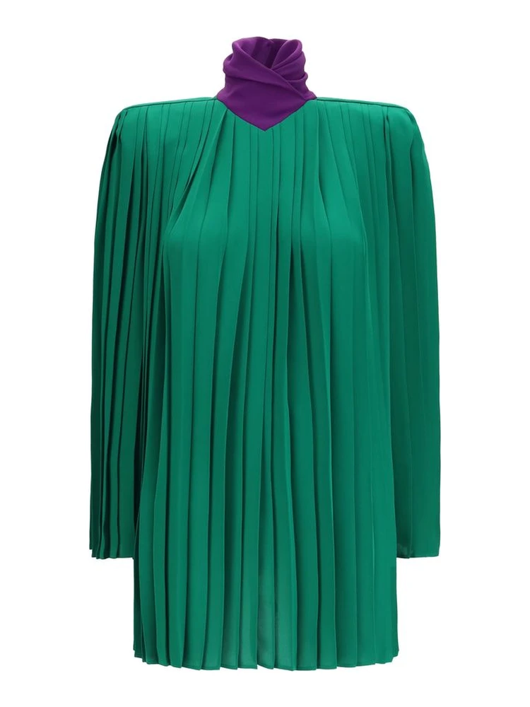 Bicolor Silk Shirt