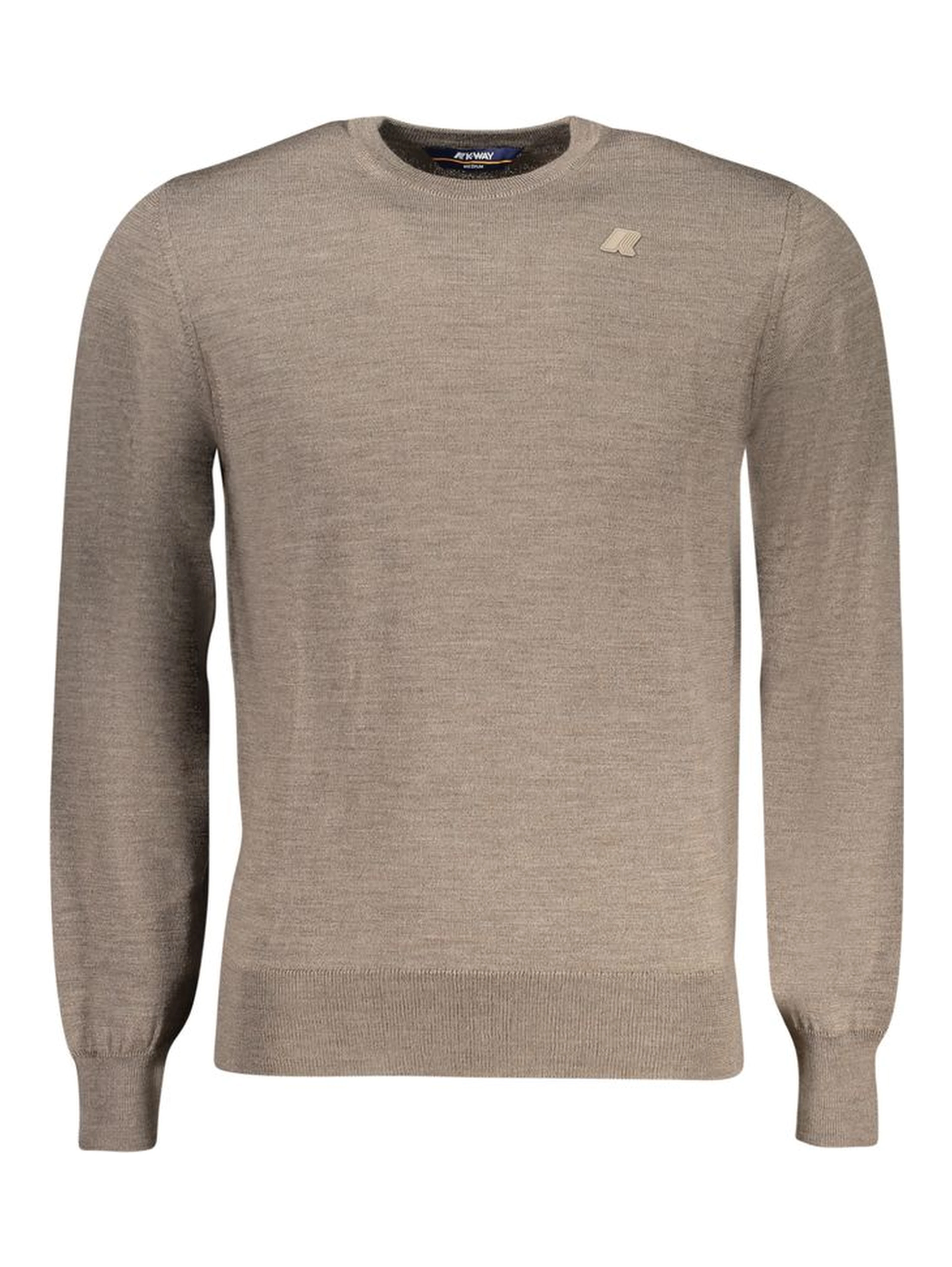 Brown Wool Men Sweater