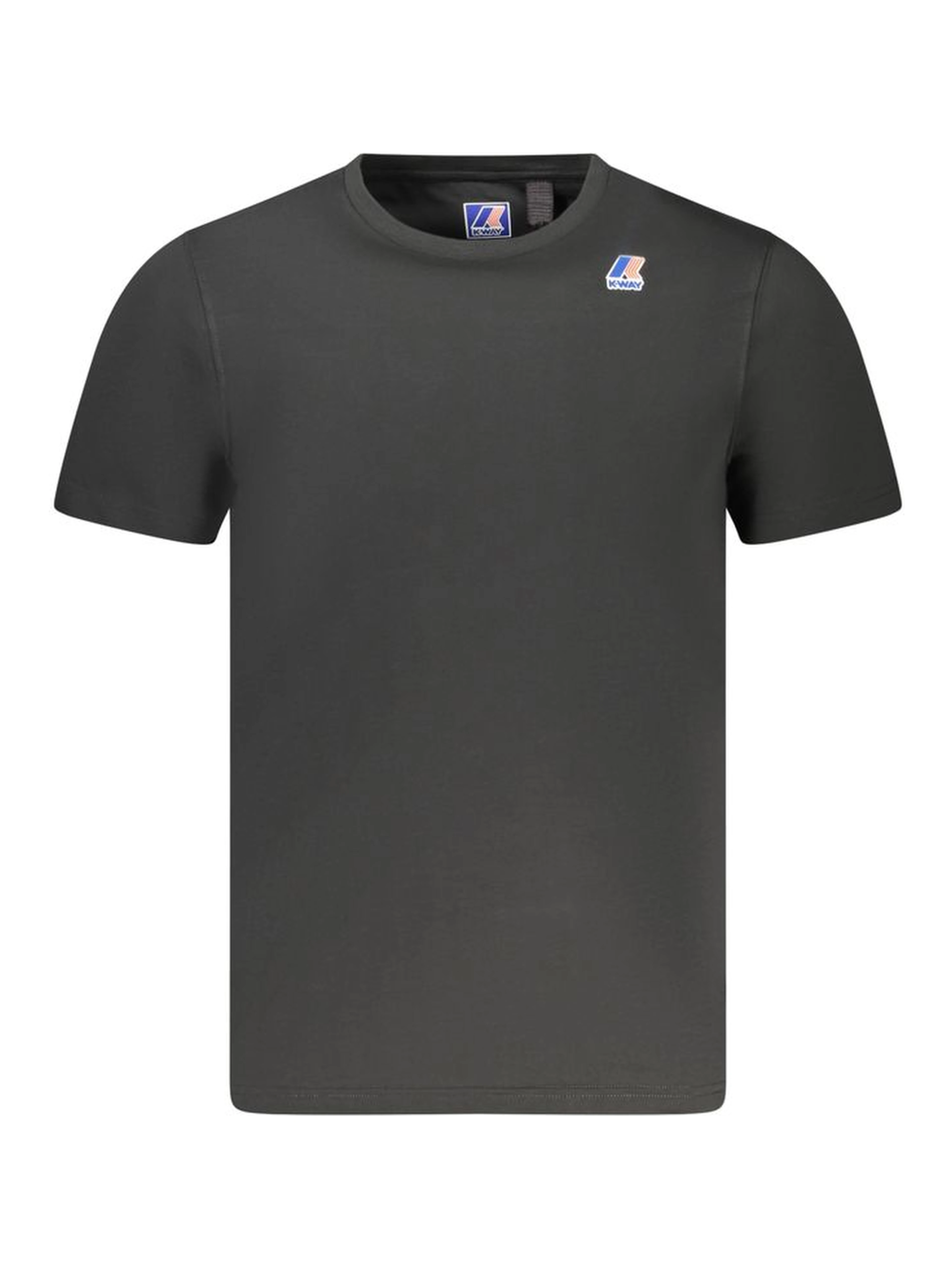 Black Cotton Men T-Shirt