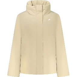 Beige Nylon Women Jacket