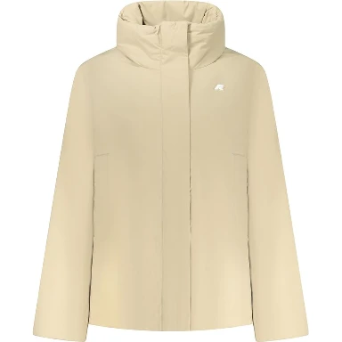 Beige Nylon Women Jacket
